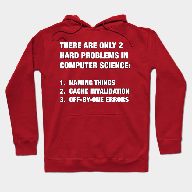 Only 2 hard problems in computer science Hoodie by suranyami